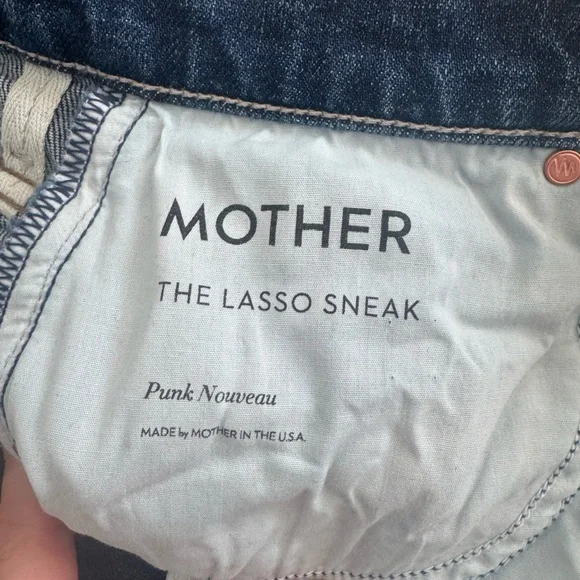 Mother The Lasso Sneak Jeans - Picture 9 of 10